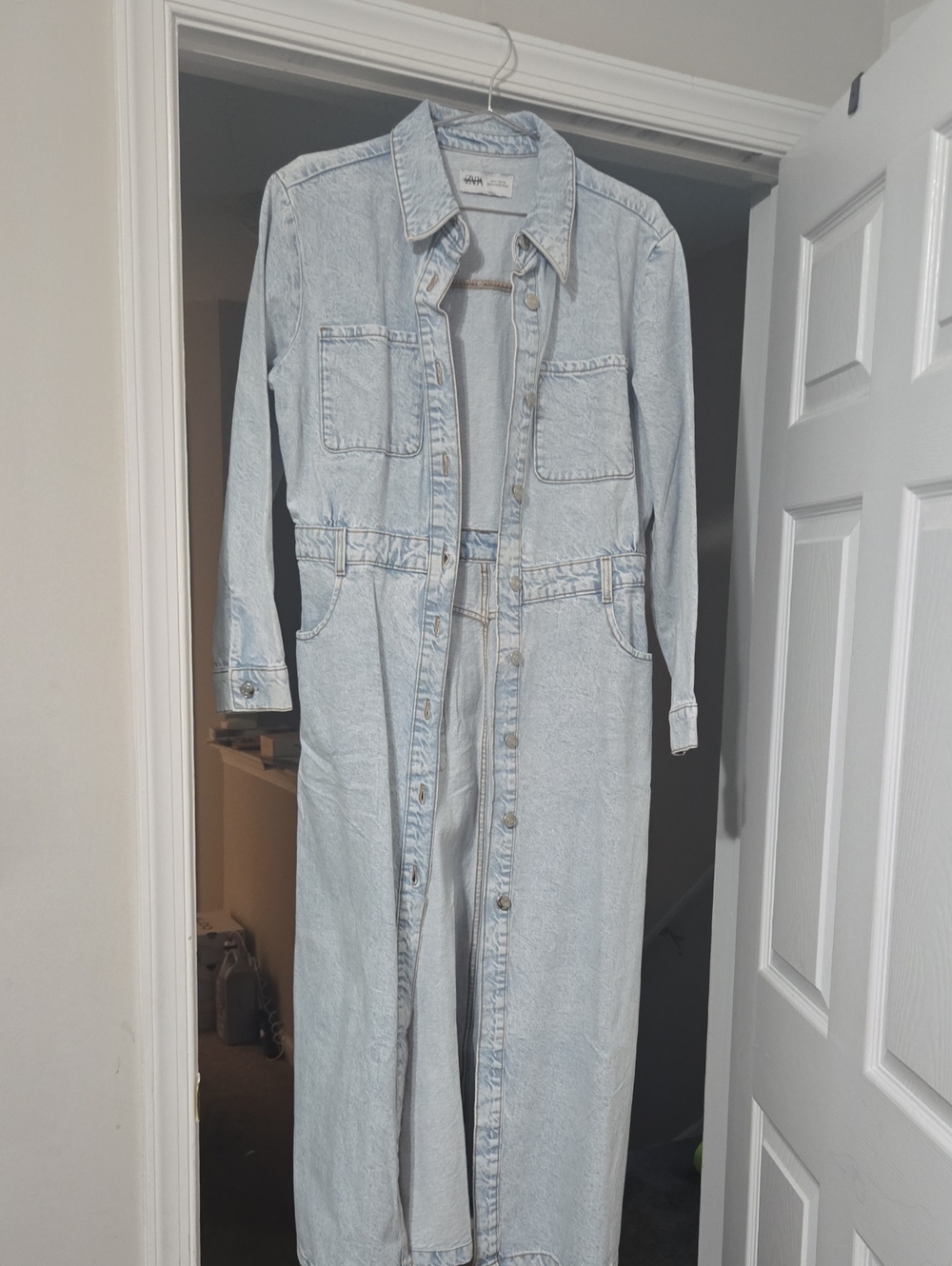 Denim Maxi Dress - Picture 10 of 13